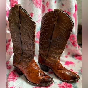 Vintage Dan Post Boots: Size: 6 1/2 C Color: Brown